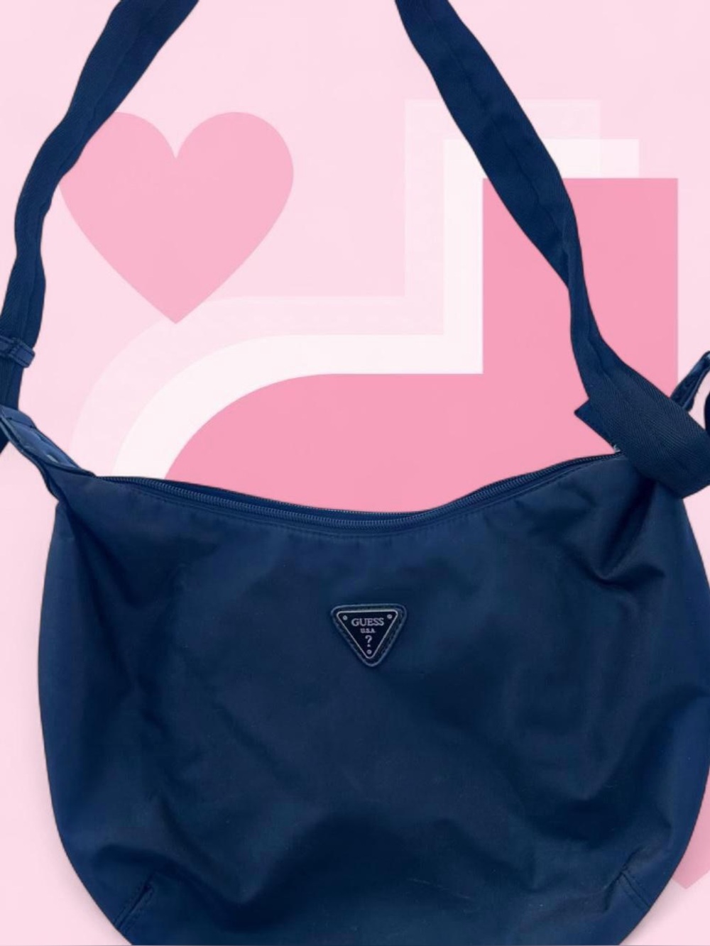 GUESS Black Shoulder Bag - Classic Everyday Tote